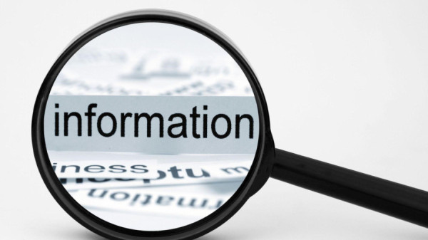 information through lens