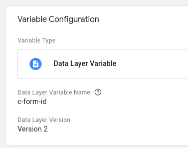 GTM Datalayer Variable