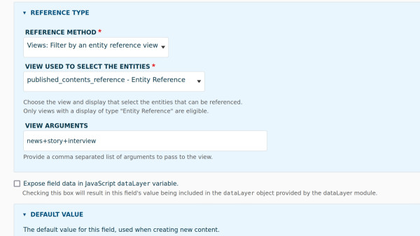 Entity Reference Field in the View
