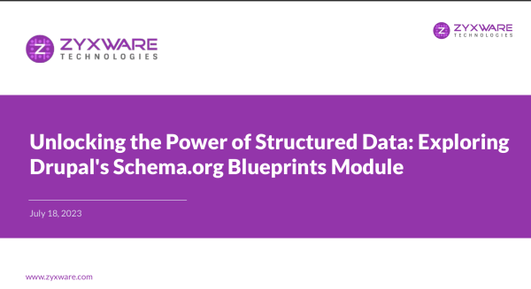 Unlocking the Power of Structured Data: Exploring Drupal's Schema.org Blueprints Module