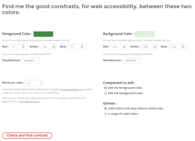 tanaguru contrast finder