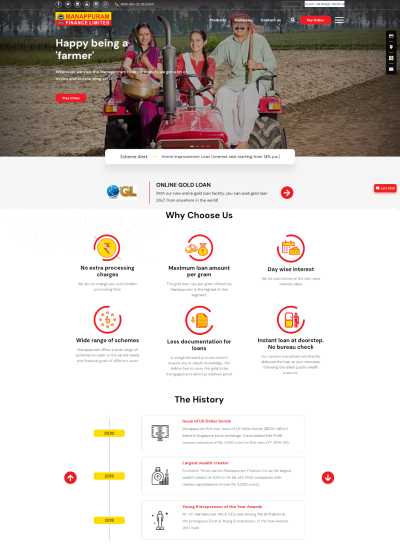 Manappuram Home Page